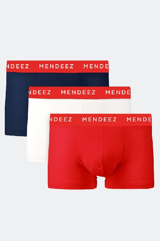 One-Day Only Jacquard Classic Colored Boxer Trunks - Pack of 3