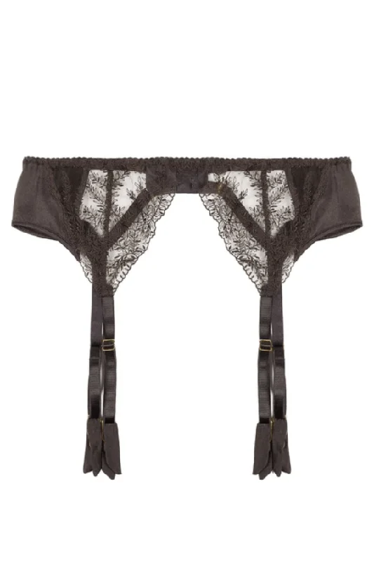 New Deal Kyra Suspender Belt - Brown