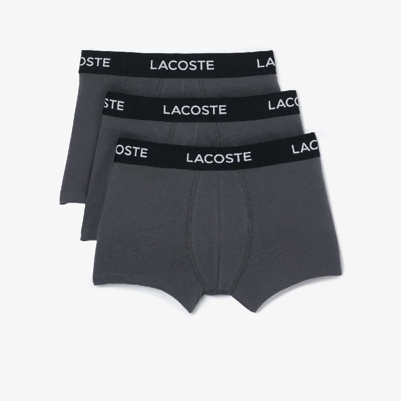 Great Deals Lacoste 3 Pack Cotton Stretch Trunk - Font