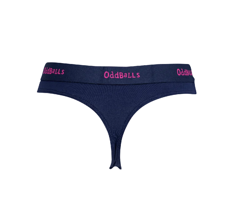 Discount Days Navy & Magenta - Ladies Thong