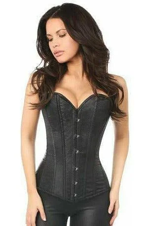 Year-End Sale Lavish Black Brocade Corset