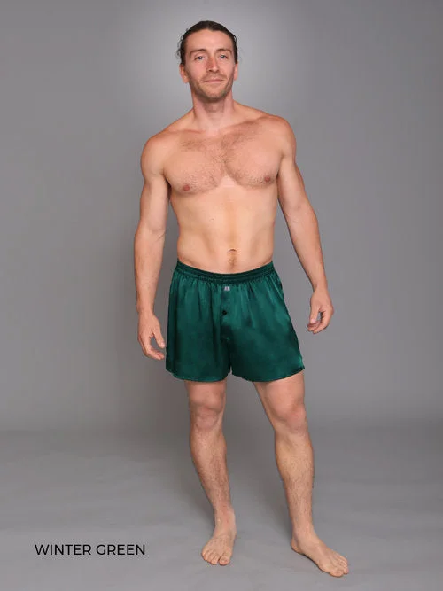 Weekend Discounts to Enjoy Linda Hartman Essential Winter Green Boxer 790015