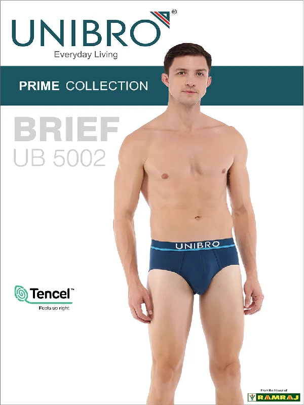 Shop and Save Men Premium Brief with Outer Elastic TENCEL™ Modal Fiber Fabric