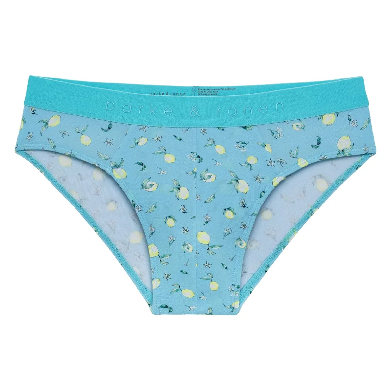 Limited Time Meyer Lemon Blue Print Low Rise Brief