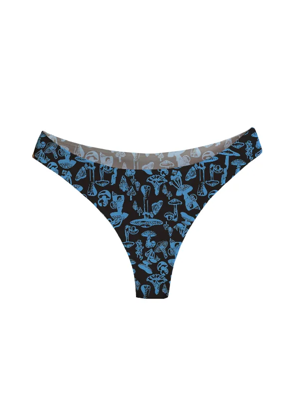 New Markdowns AiraModal™ Midnight Mushrooms Mid-Rise Thong