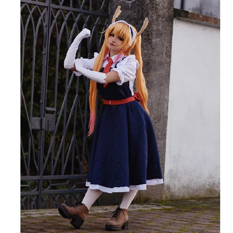 Weekend Offers That Shine Miss Kobayashi's Dragon Maid Toru Kobayashi San Chi No Maid Cosplay Costume mp005998 Weekend Offers That Shine Miss Kobayashi's Dragon Maid Toru Kobayashi San Chi No Maid Cosplay Costume mp005998