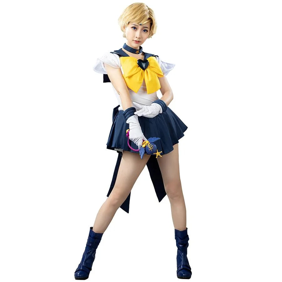 Fantastic Savings Sailor Super S Sailor Uranus Haruna Tenoh Amara Cosplay Costumes mp001405