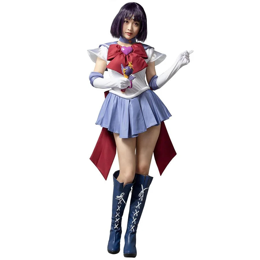 Massive Savings Sailor Super S Sailor Saturn Tomoe Hotaru Cosplay Costumes mp001408