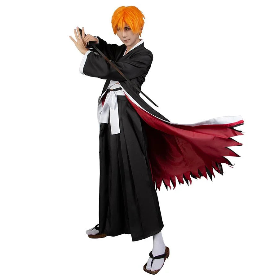 Quick Deals BLEACH Kurosaki Ichigo Cosplay Costumes Ichigo Outfit mp003090