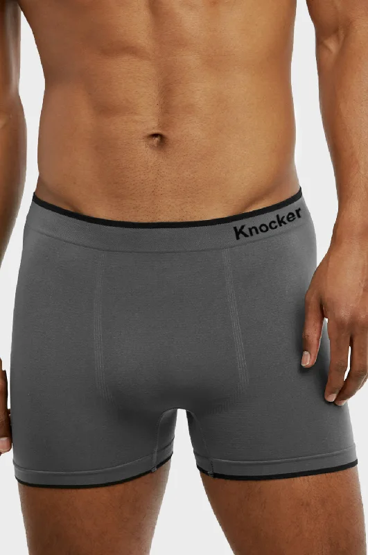 Bonus Savings KNOCKER MEN'S SEAMLESS BOXER BRIEFS (MS002M)