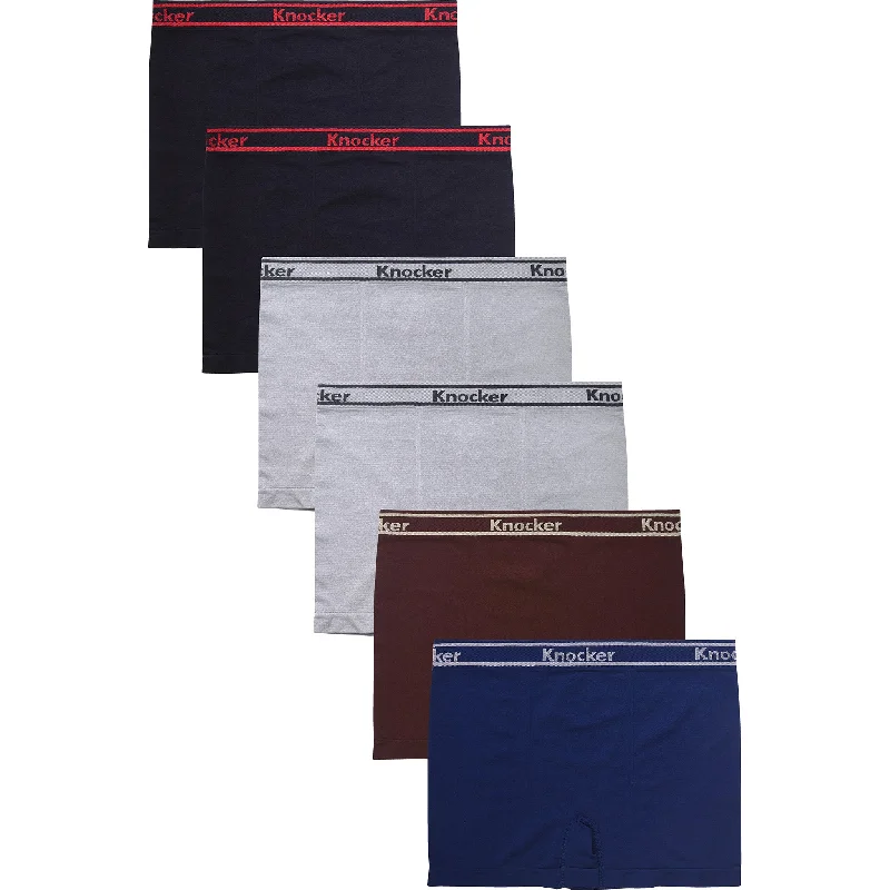 Major Savings KNOCKER MEN'S SEAMLESS BOXER BRIEFS (MS011M)