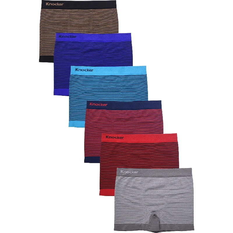 Huge Savings KNOCKER MEN'S SEAMLESS BOXER BRIEFS (MS037M)