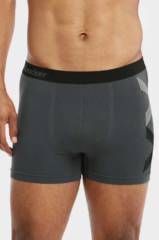 Quick Deals KNOCKER MEN'S SEAMLESS BOXER BRIEFS (MS049M)