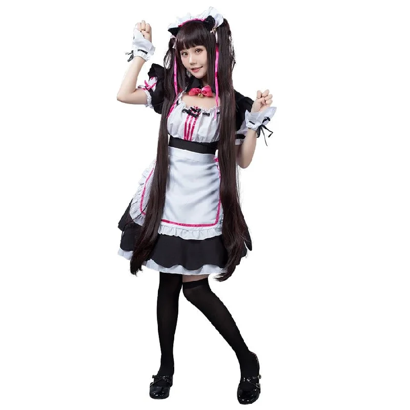 Weekend Price Cuts Galore NEKOPARA Chocola Maid Cosplay Costume mp005746