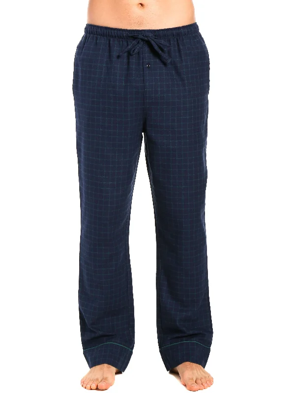 Windowpane Checks - Navy Green