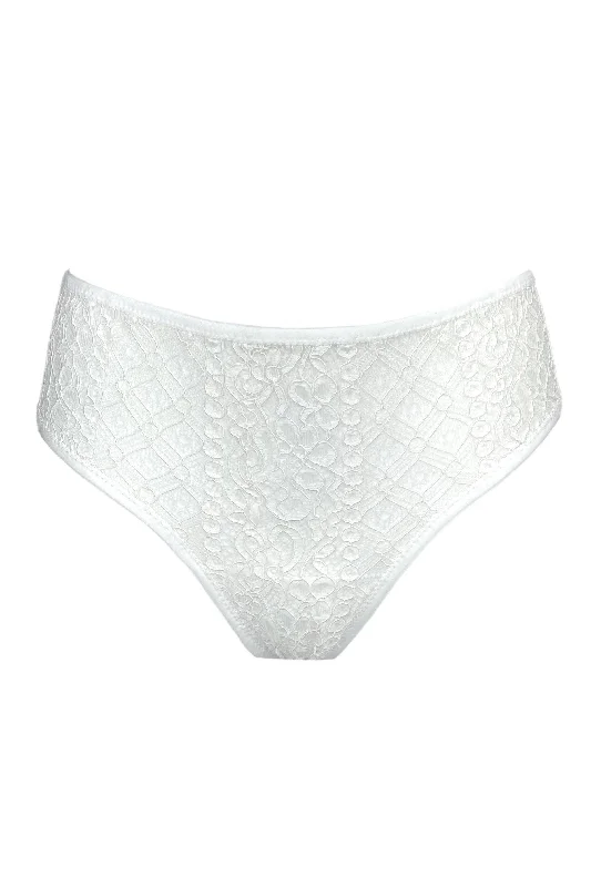 Deal Alert Paulette ivory high-waisted thongs