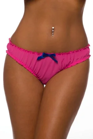 Price Blitz Pink Ruched Rene Ruffle Panty