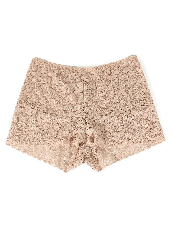 Price Slash Retro Lace Hot Pant Chai