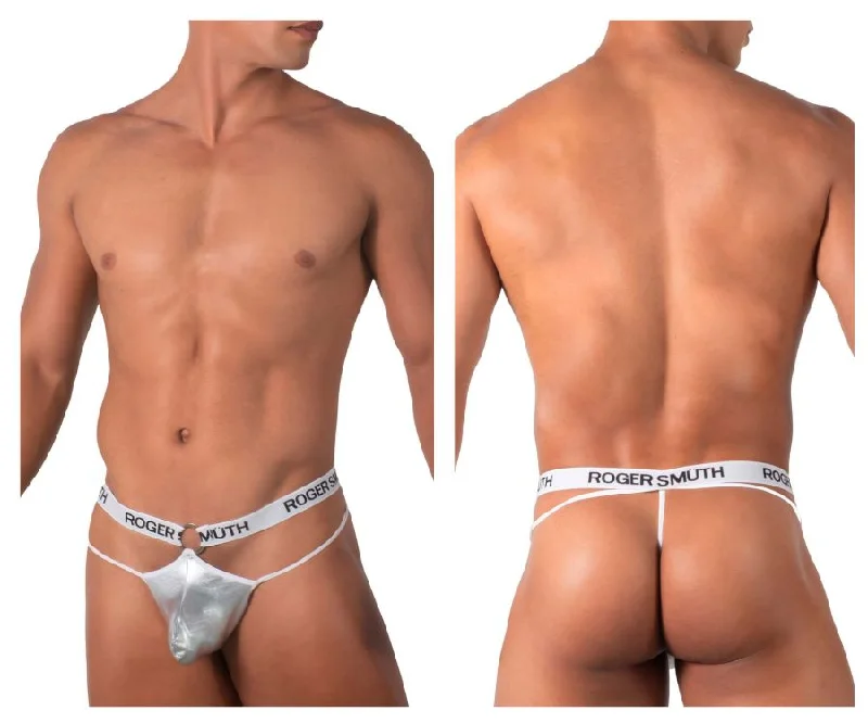 Weekend Bargains to Cherish Roger Smuth RS079 G-String Color Silver