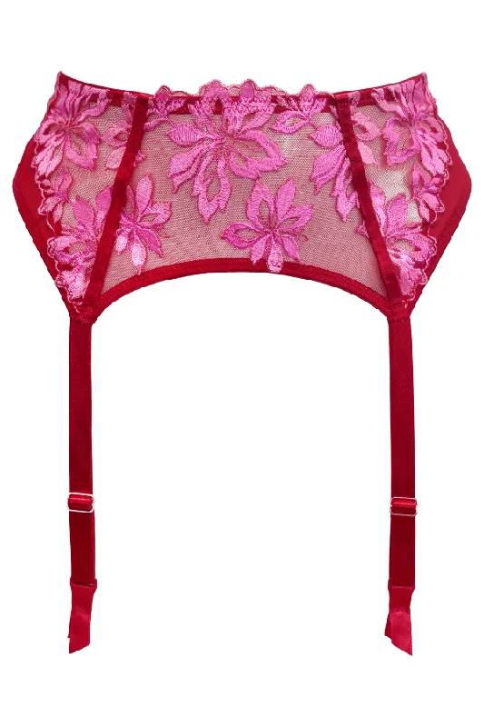 Year-End Sale Roxie Suspender - Red/Pink