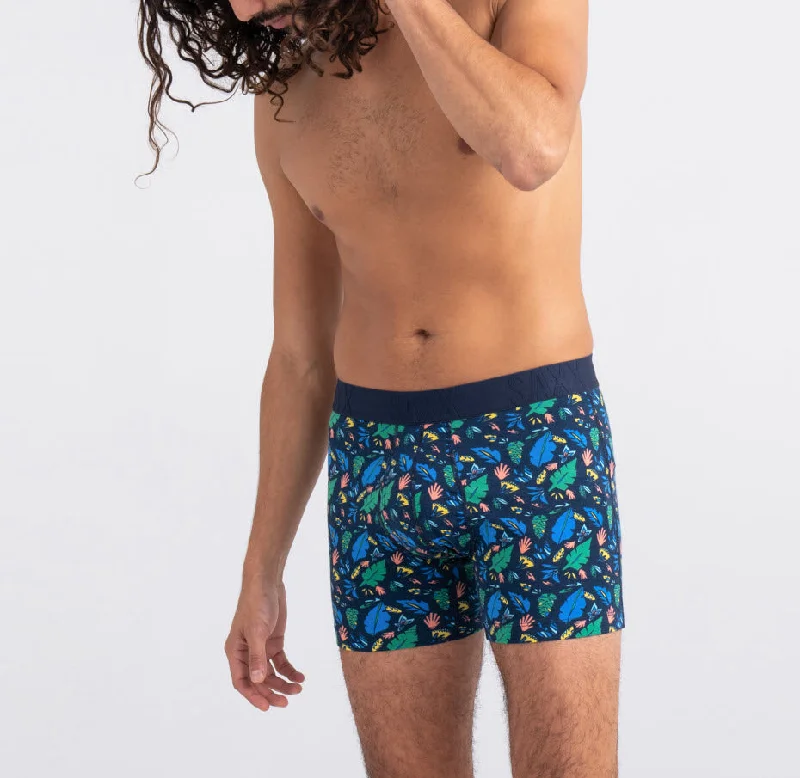 Fantastic Offers Saxx Droptemp Cooling Cotton Pop Flora Blue Underwear BB44