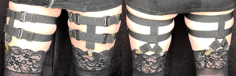 Mega Discount T-Front Garters with Y-Back and 2 Leg Straps