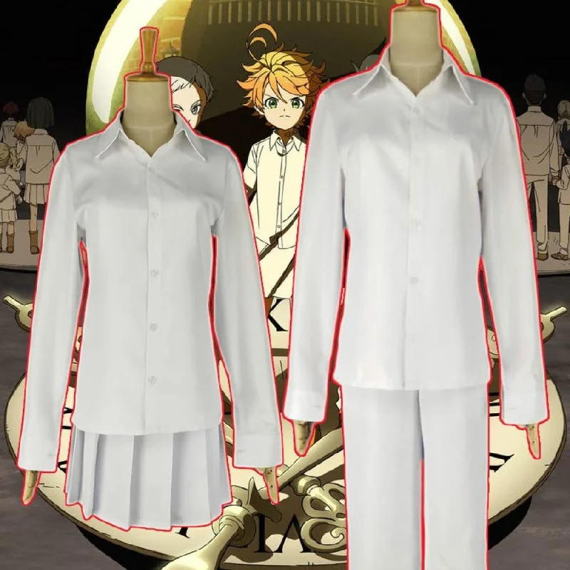 Weekend Specials You Can't Miss The Promised Neverland Yakusoku no Neverland Emma Norman Ray Cosplay Costume mp006267 Weekend Specials You Can't Miss The Promised Neverland Yakusoku no Neverland Emma Norman Ray Cosplay Costume mp006267