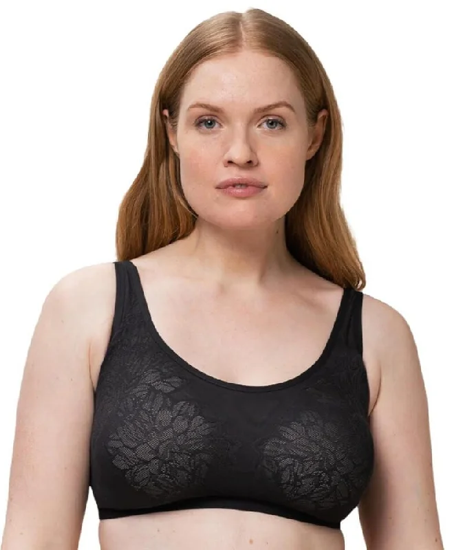The Best Deal Triumph Fit Smart Padded Wire-free Bra - Black