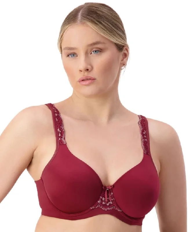 Super Discount Triumph Gorgeous Silhouette T-Shirt Bra - Dark Wine