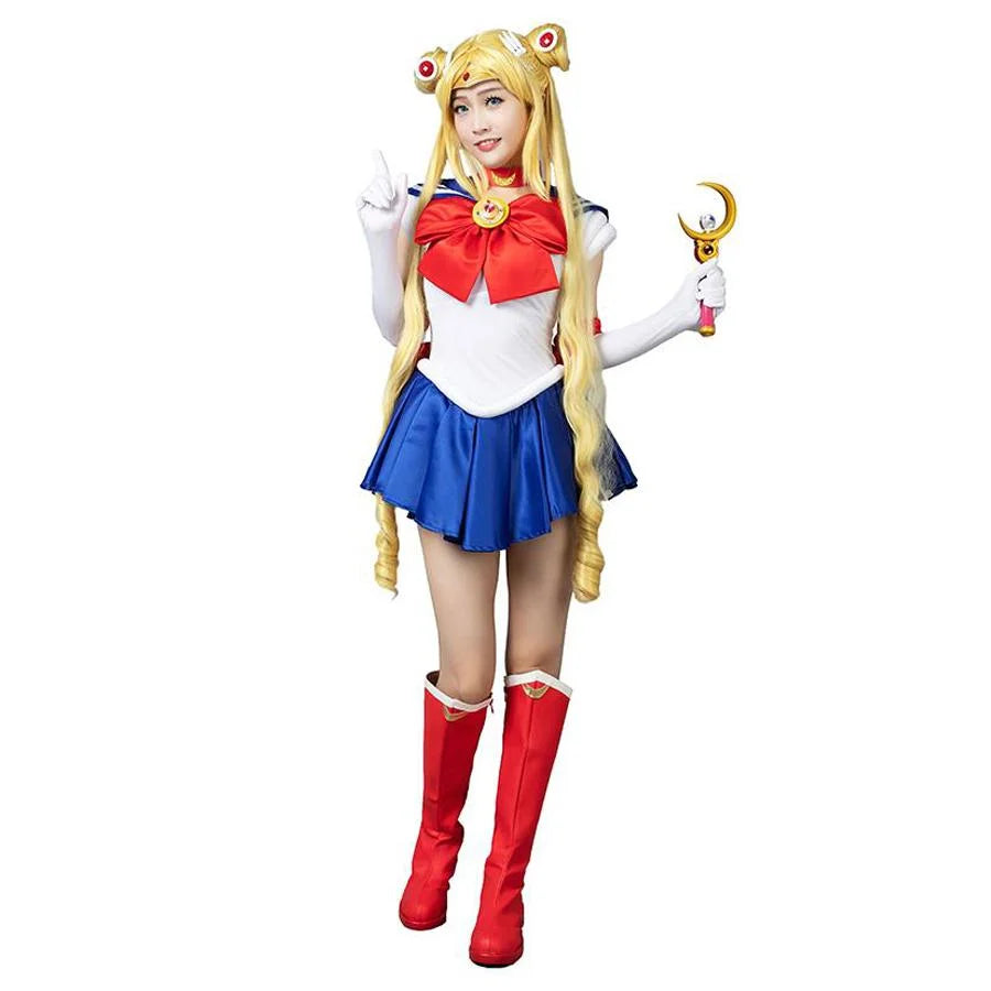 Mega Discount 【READY TO SHIP】Tsukino Usagi Serena From Sailor Cosplay Costumes mp000139 Mega Discount 【READY TO SHIP】Tsukino Usagi Serena From Sailor Cosplay Costumes mp000139