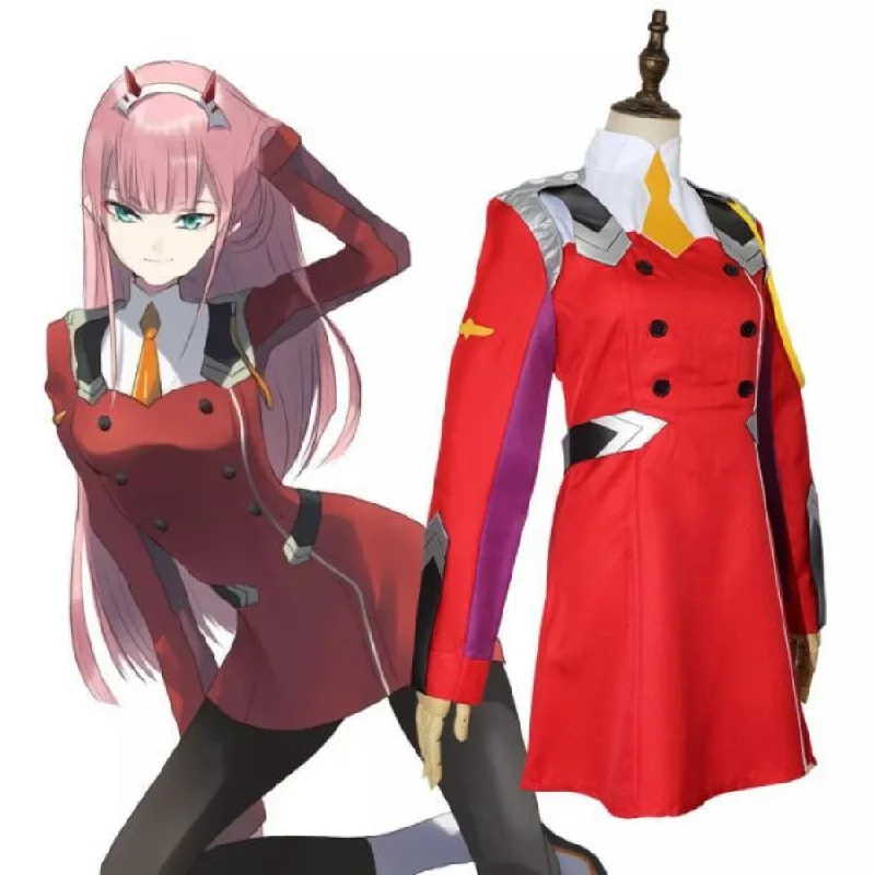 Weekend Bargains Await You Zero Two Cospplay DARLING in the FRANXX Anime Cosplay Costume C07101