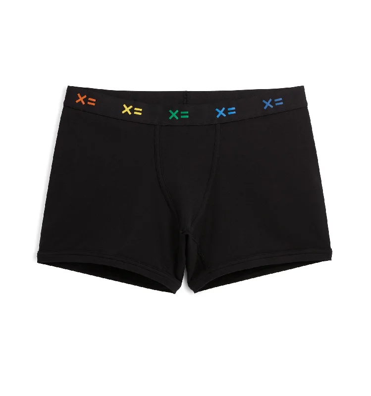 Limited Availability 4.5" Trunks - Black X= Rainbow