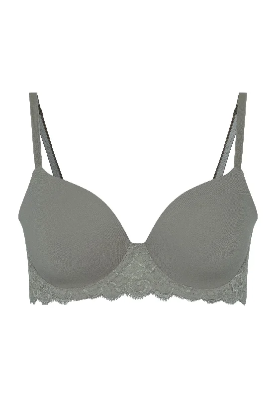 Early Bird Luxury Moments Lace T-Shirt Bra | Antique Green 71503-2668