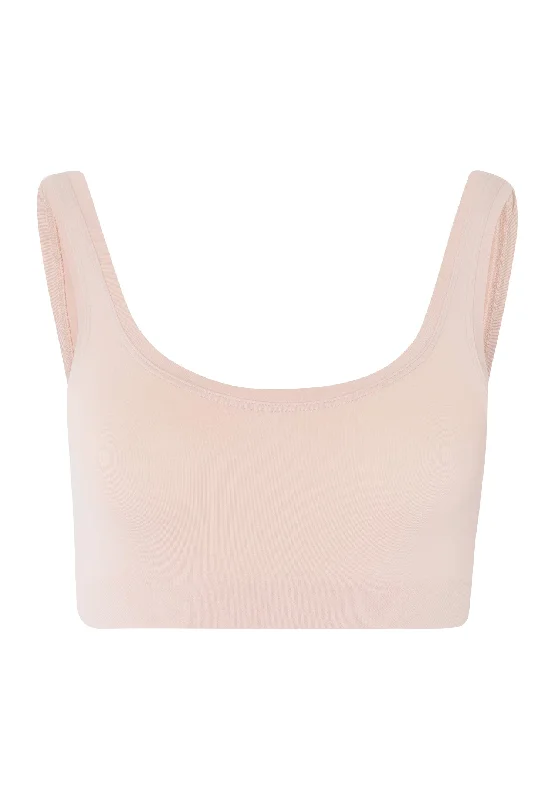 New Arrival Touch Feeling Crop Top | Peach Whip 71810-2311
