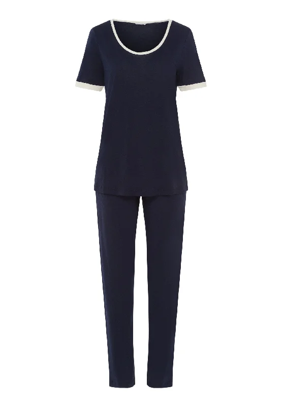 Laura Cropped Pajama Set | Midnight 74263-1630