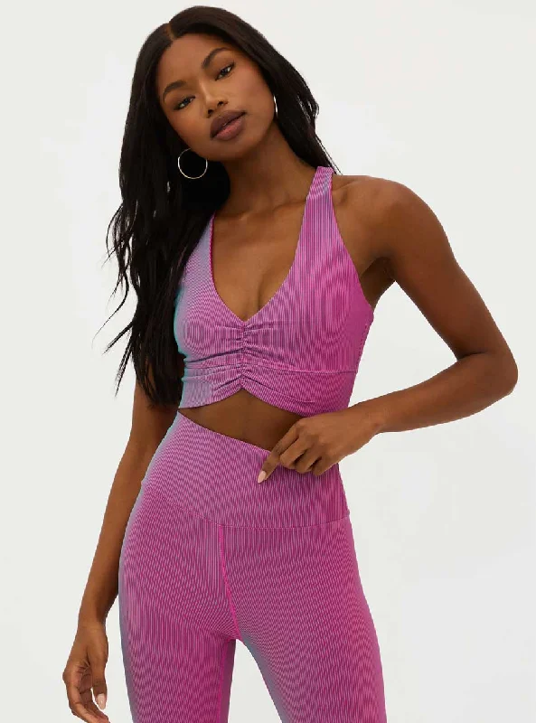 Online Specials Beach Riot Women's Mindy Sports Bra Top - Sorbet Two Tone Purple