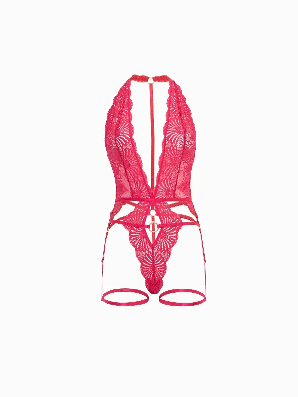 Savings Bonanza Chelsea Plunge Lace Teddy