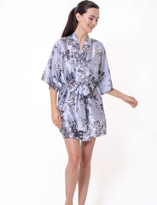 Christine Toile Jardin Short Robe