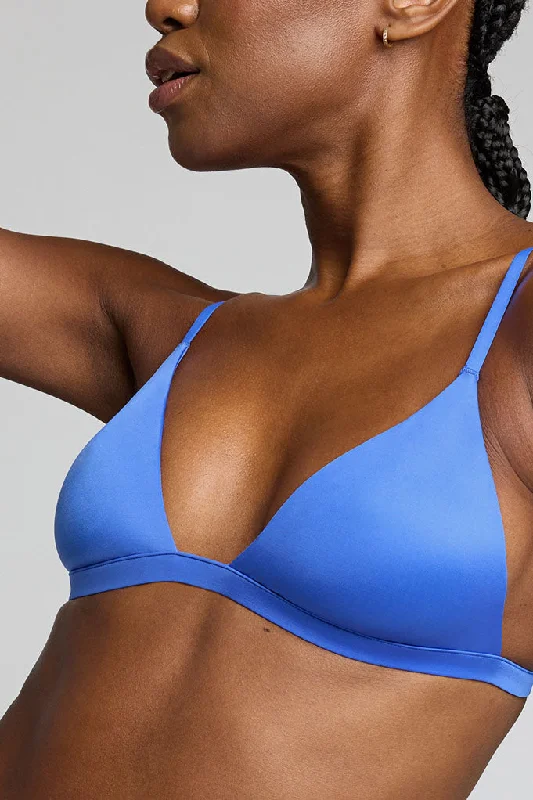 One-Day Only Glacé Mini Bra in Cobalt