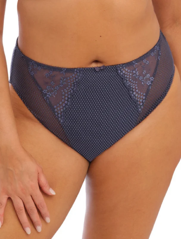 Can't Beat Elomi Charley High Leg Brief, Storm | Elomi High Leg Panties | Storm Elomi Charley Panties