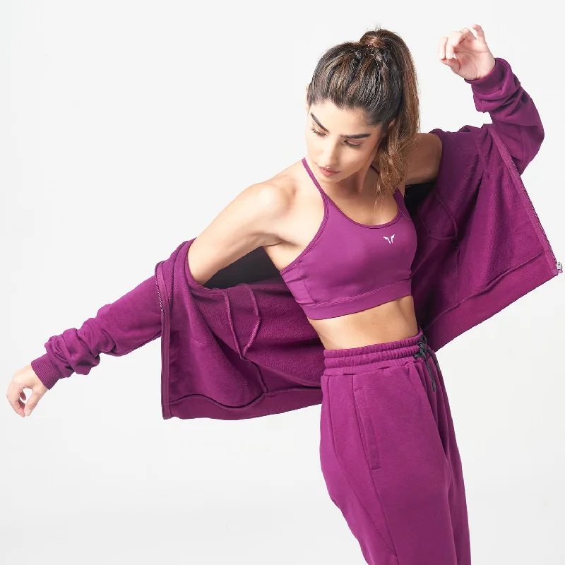 Buy Today Essential Low Impact Bra - Dark Purple
