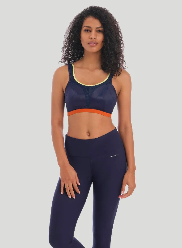 While Supplies Last Freya Active: Dynamic Wirefree Sports Bra Navy Spice