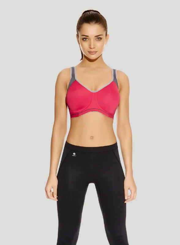 Deal Mania Freya Active: Sonic Spacer Bra Hot Crimson