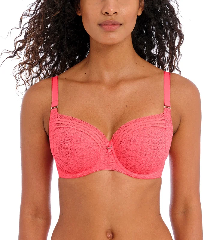 Reduced Prices Freya Viva Side Support Underwire Bra (5641) - Sunkissed Coral