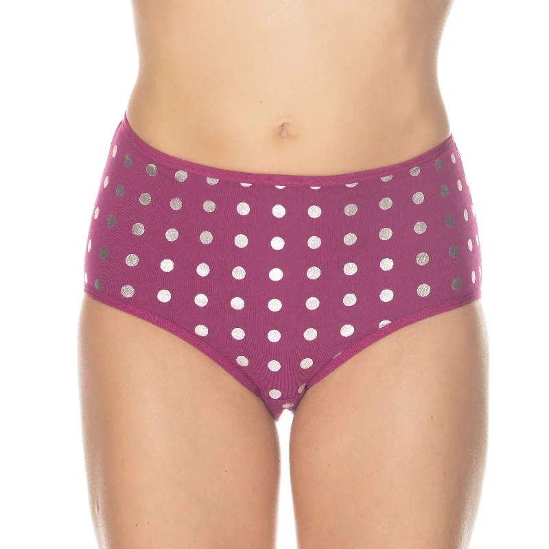 Crazy Deal Gemsli Womens Basic Polka Dot Brief 3-Pack