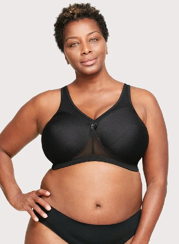 Deal Frenzy Glamorise: Magic Lift Active Support Bra Black
