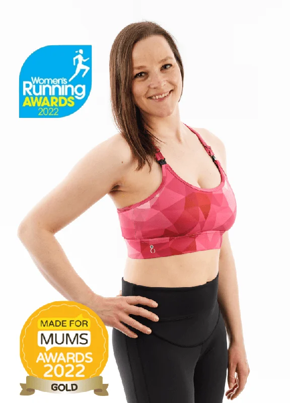 Price Rollback High Impact  Maternity and Feeding Sports Bra Pink