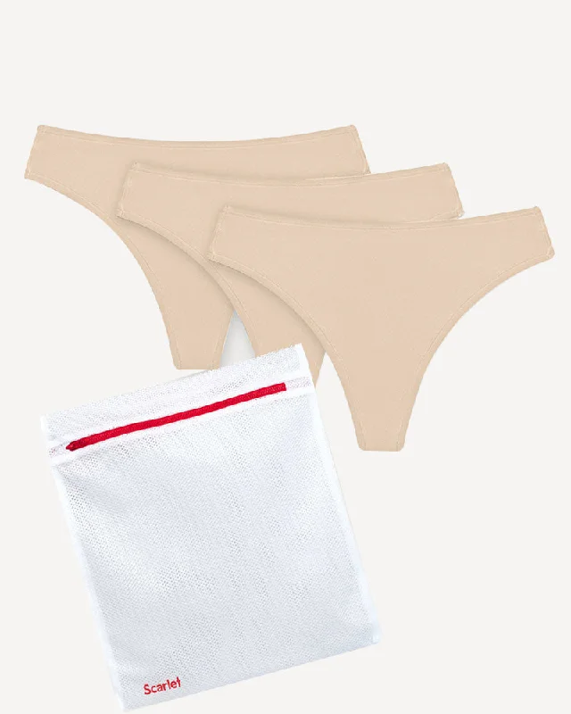 Deal of the Day Scarlet Period Invisible Thong | 3-Pack + Bag