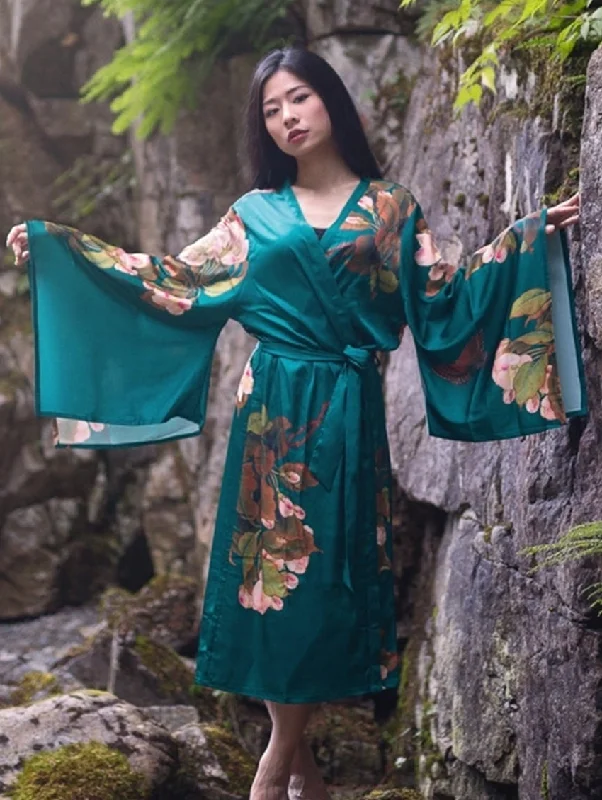 Jasmine Long Floral Robe