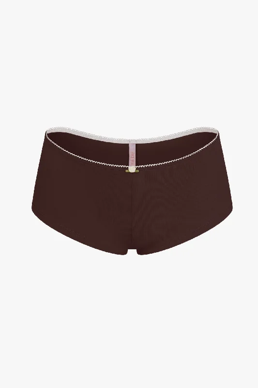 Half Price LOW RISE SHORTY BOI BRIEF IN MOCHA